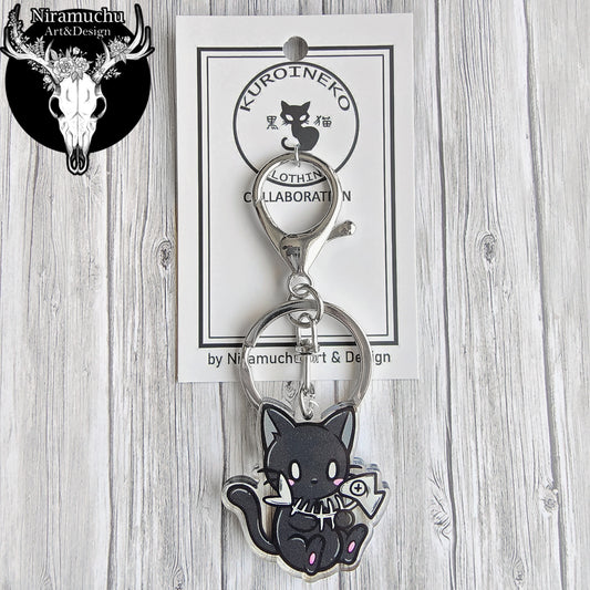Kuroineko Fisher Kitty Keycharm