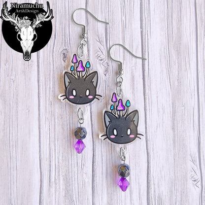 Kuroineko Mushroom Kitty Korvakorut
