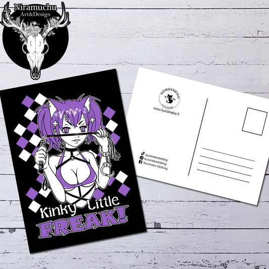 Kuroineko Freak Postcard