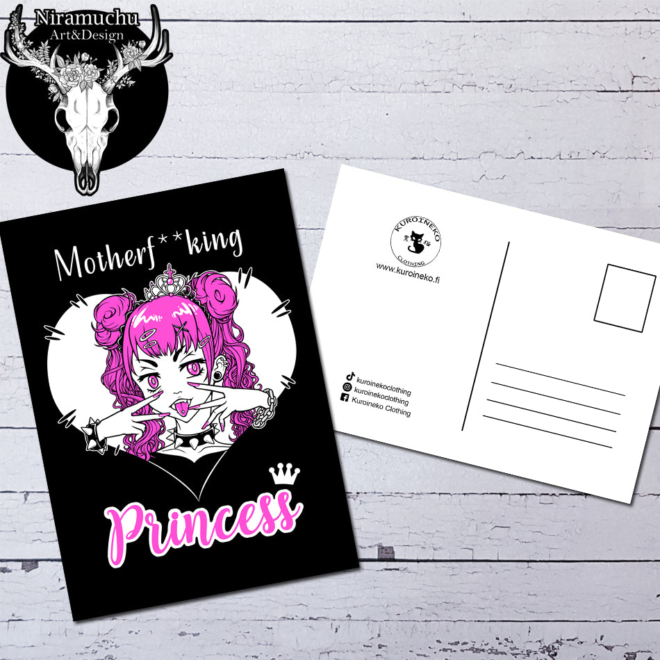 Kuroineko Princess Postcard
