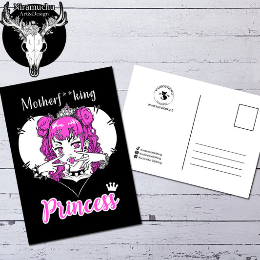 Kuroineko Princess Postcard