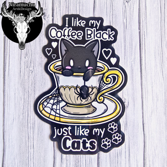 Kuroineko "Black Coffee" Sticker