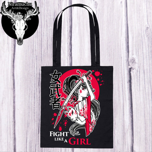 Kuroineko Fighter Tote Bag