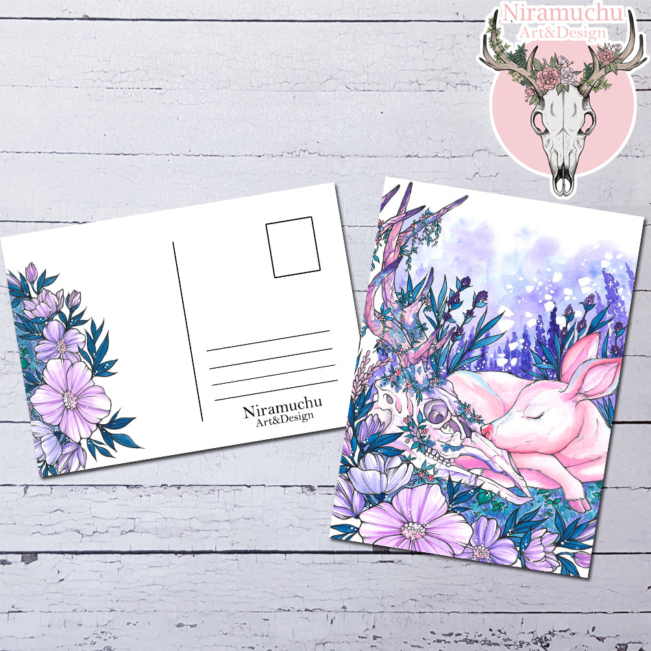 Lavender Forest Postcard