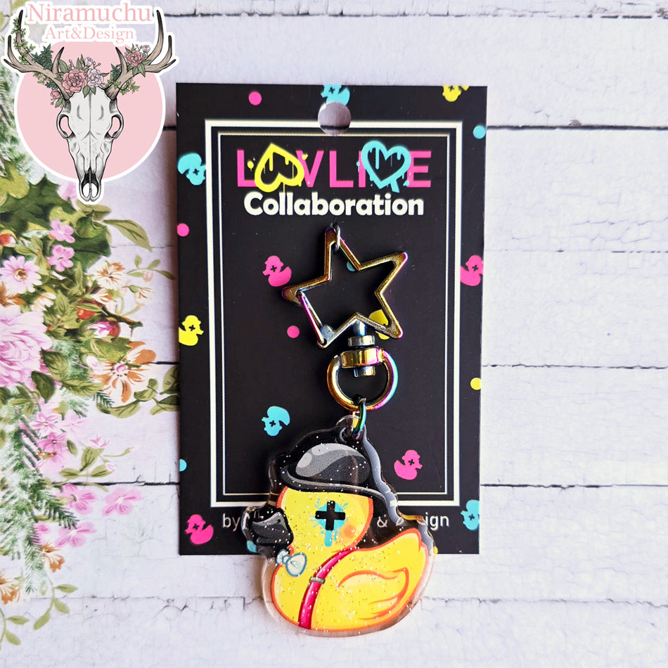 Lavliqe Duck Glitter Keycharm