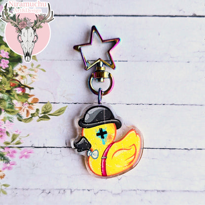 Lavliqe Duck Glitter Keycharm