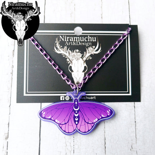 Lunar Moth Necklace