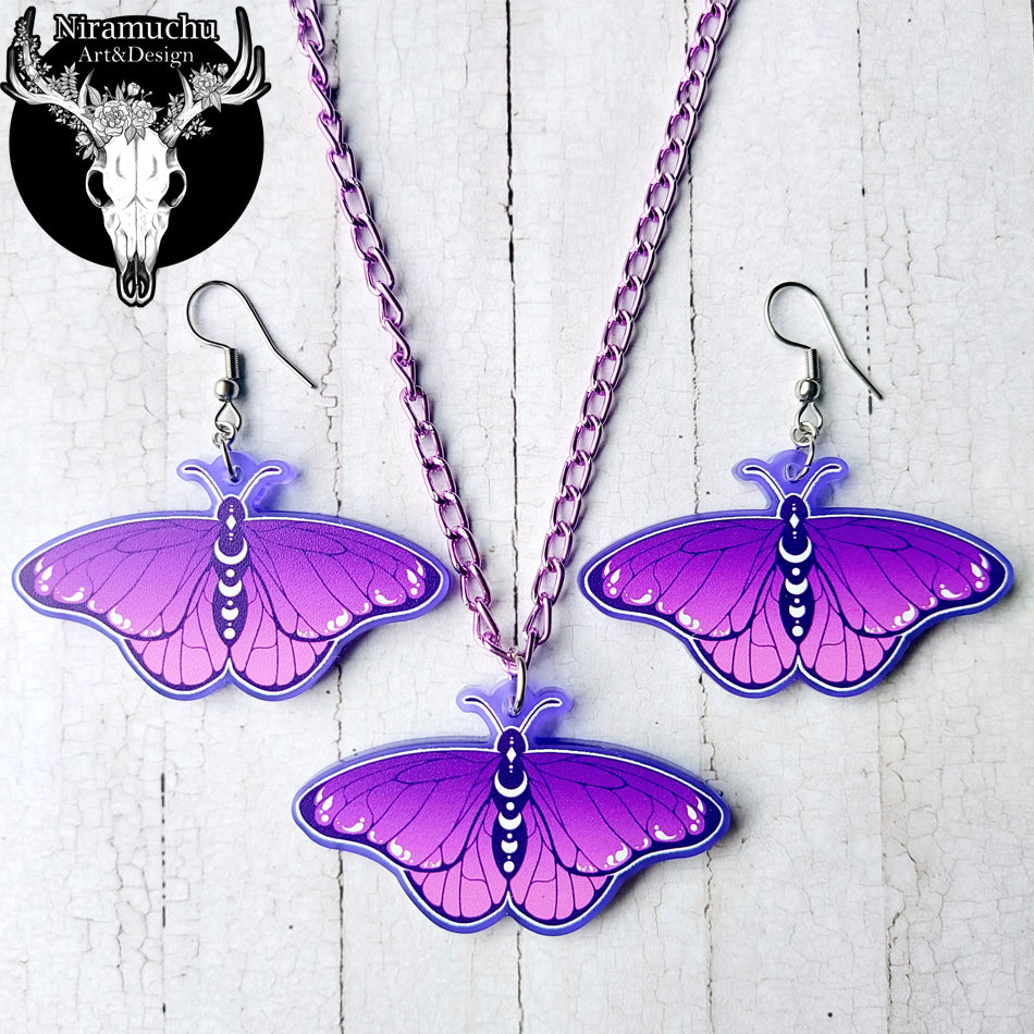 Lunar Moth Necklace