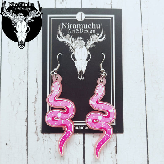 Lunar Snake Earrings