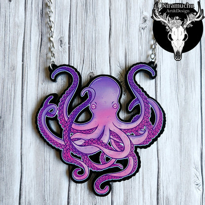 Octopus Galaxy Necklace