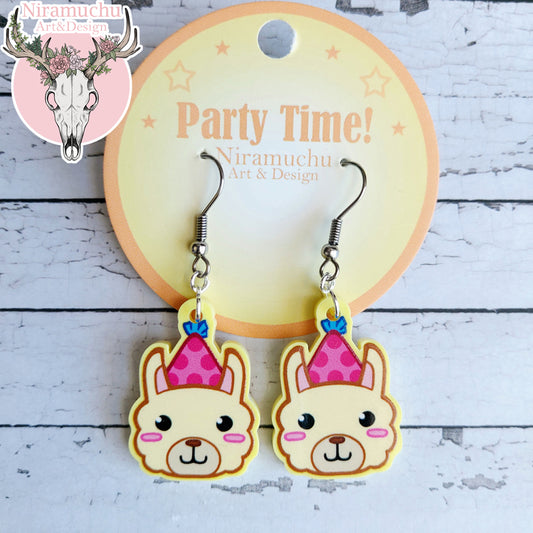 Party Time! Alpaca Earrings