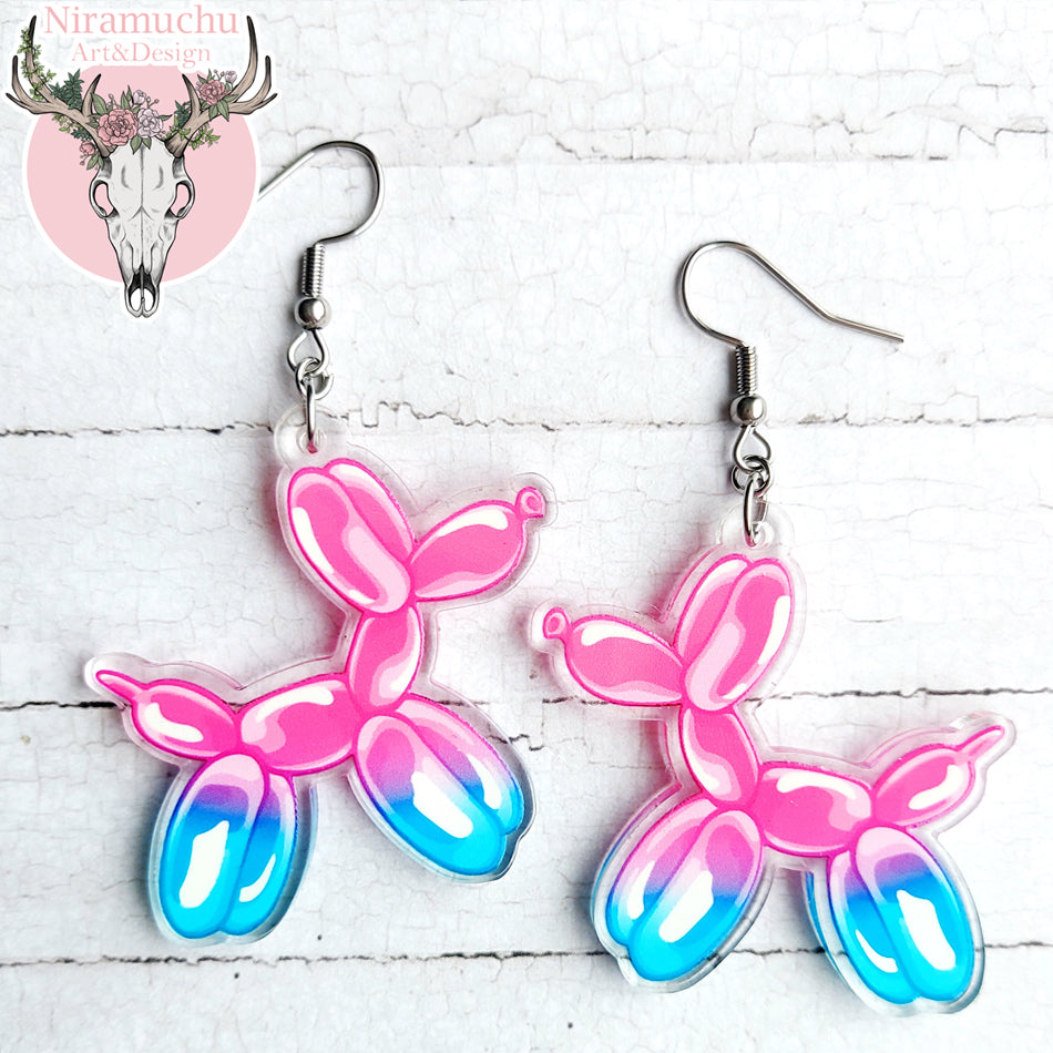 Party Time! Balloon Dog Candy Earrings