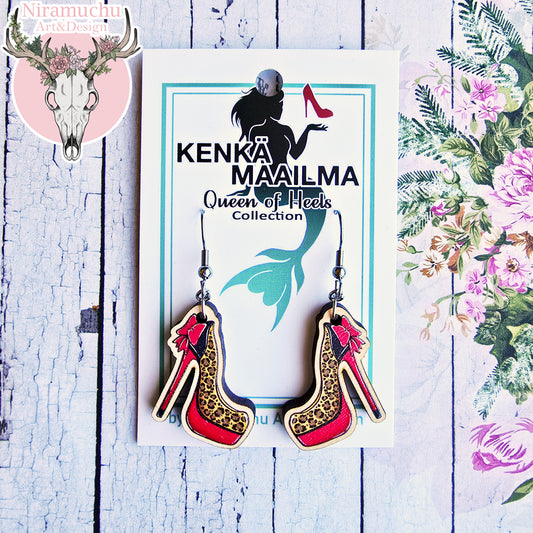 Leopard Platform Earrings