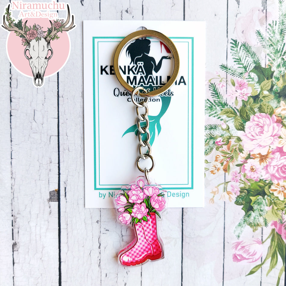 Rain Boot Keycharm