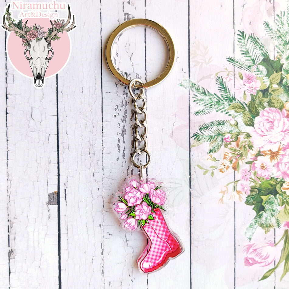 Rain Boot Keycharm