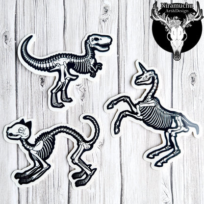 Skeletons Sticker Set