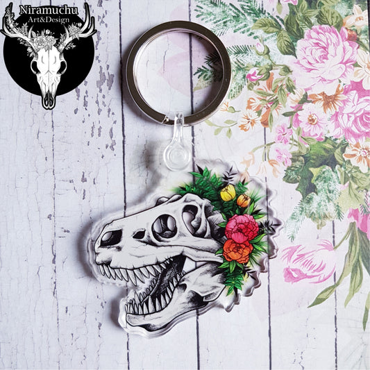 Skull of the T-Rex Keyring