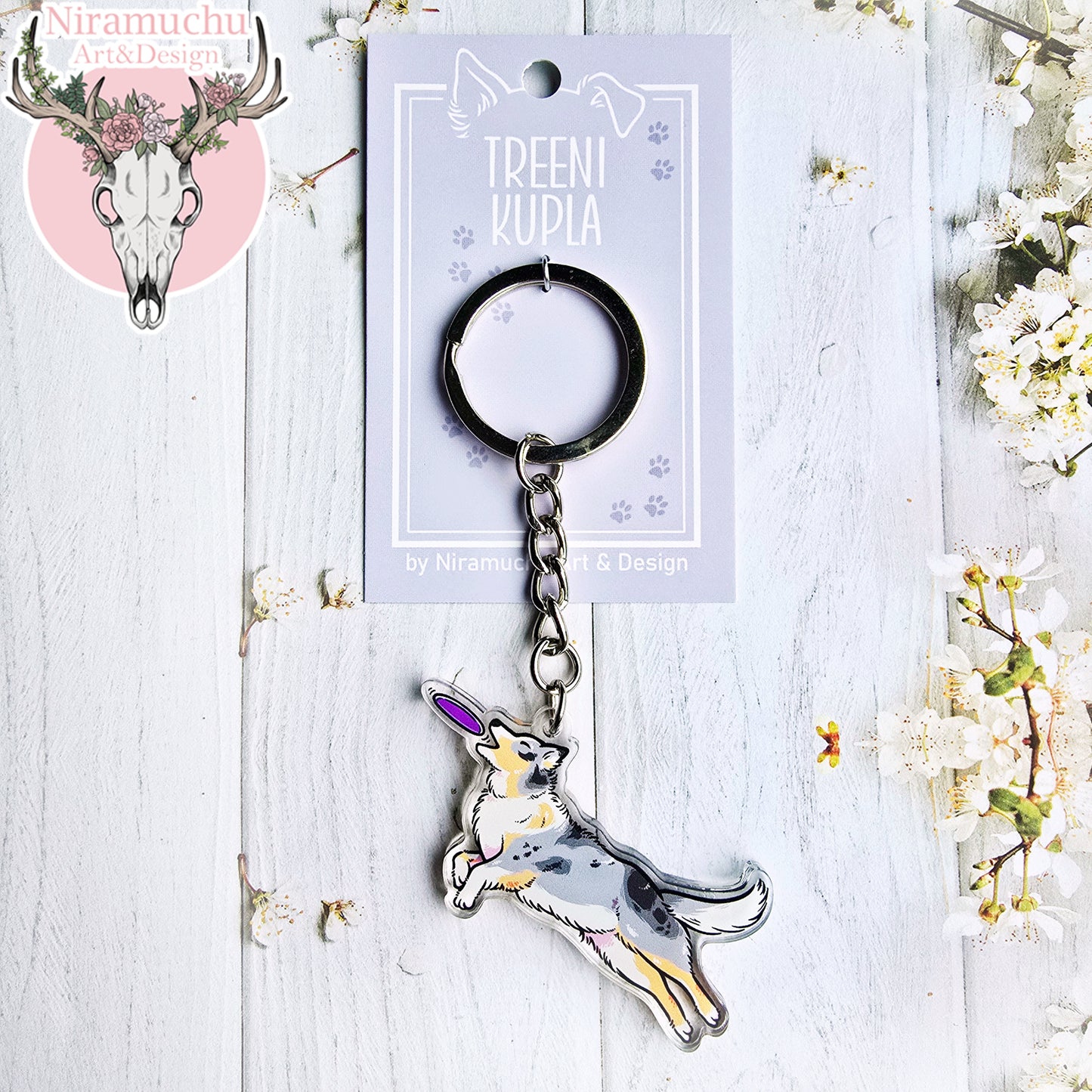 Treenikupla Australian Paimenkoira Avaimenperä