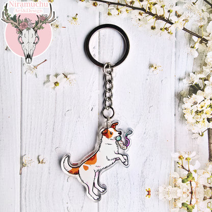 Treenikupla Jack Russel Avaimenperä