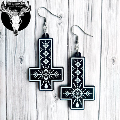 Witchy Vibes Cross Earrings