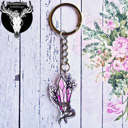 Witchy Vibes Crystal Avaimenperä