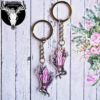 Witchy Vibes Crystal Avaimenperä