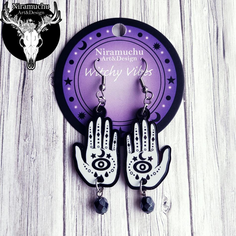 Witchy Vibes Hands Earrings