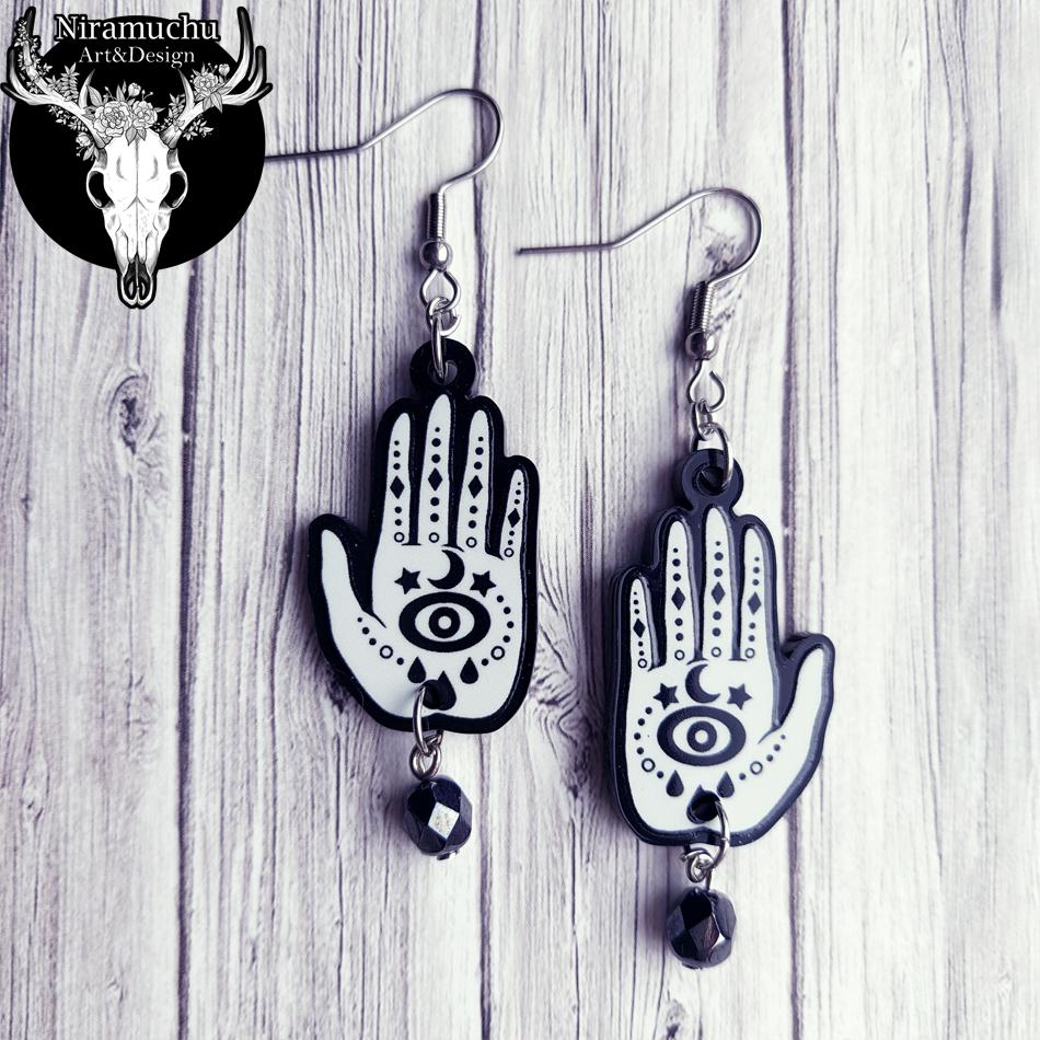 Witchy Vibes Hands Earrings