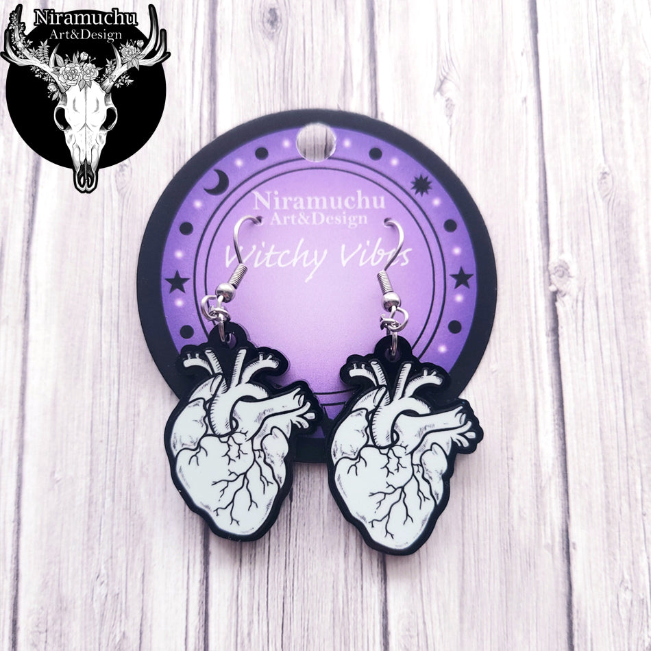 Witchy Vibes Heart Earrings