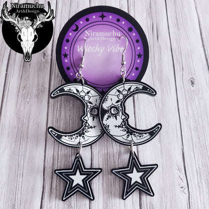 Witchy Vibes Lunar Earrings