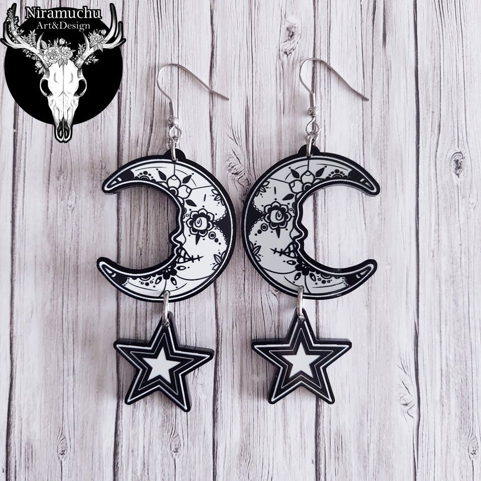 Witchy Vibes Lunar Earrings