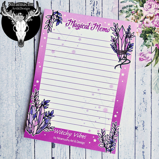 Witchy Vibes Memo Crystals