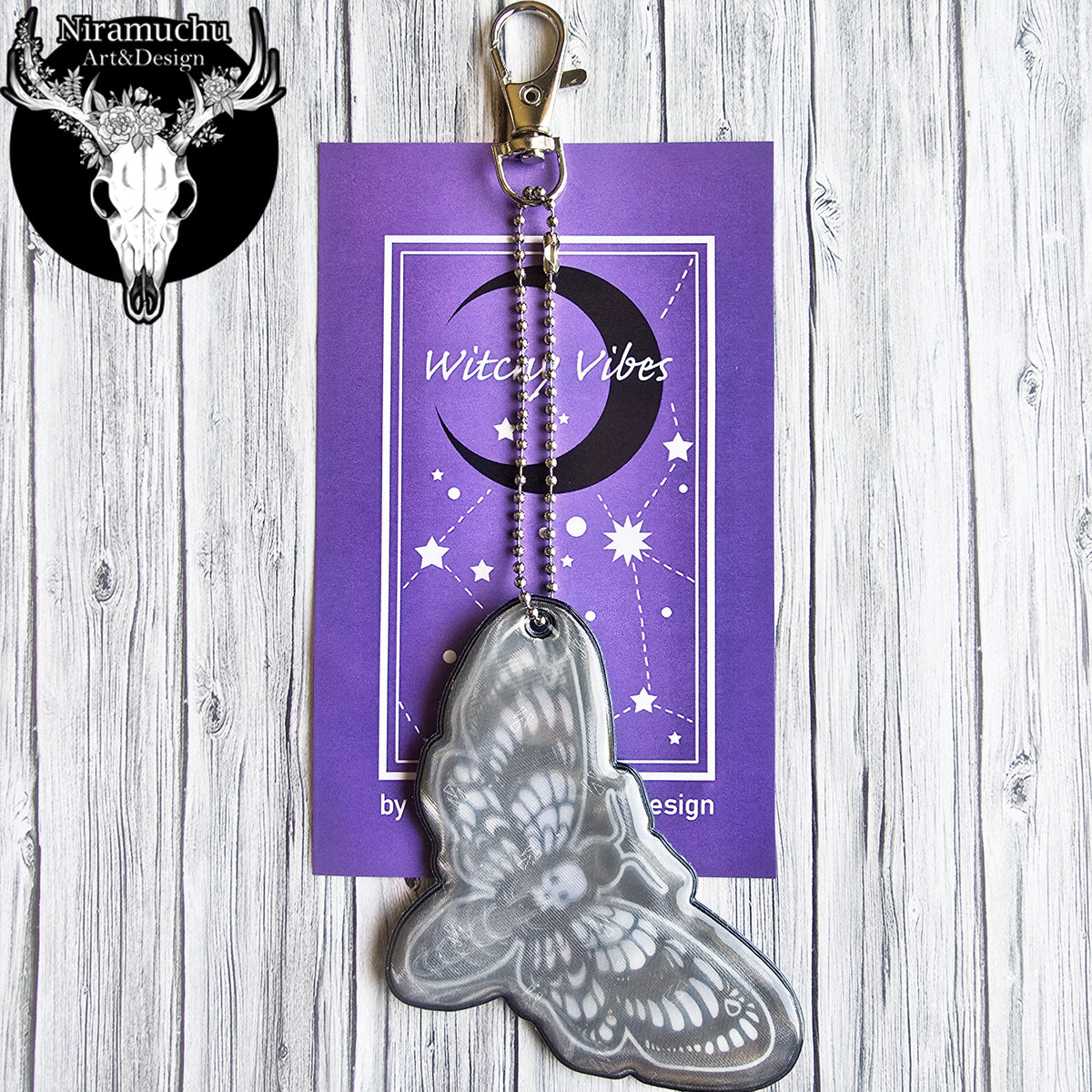 Witchy Vibes Moth Reflector