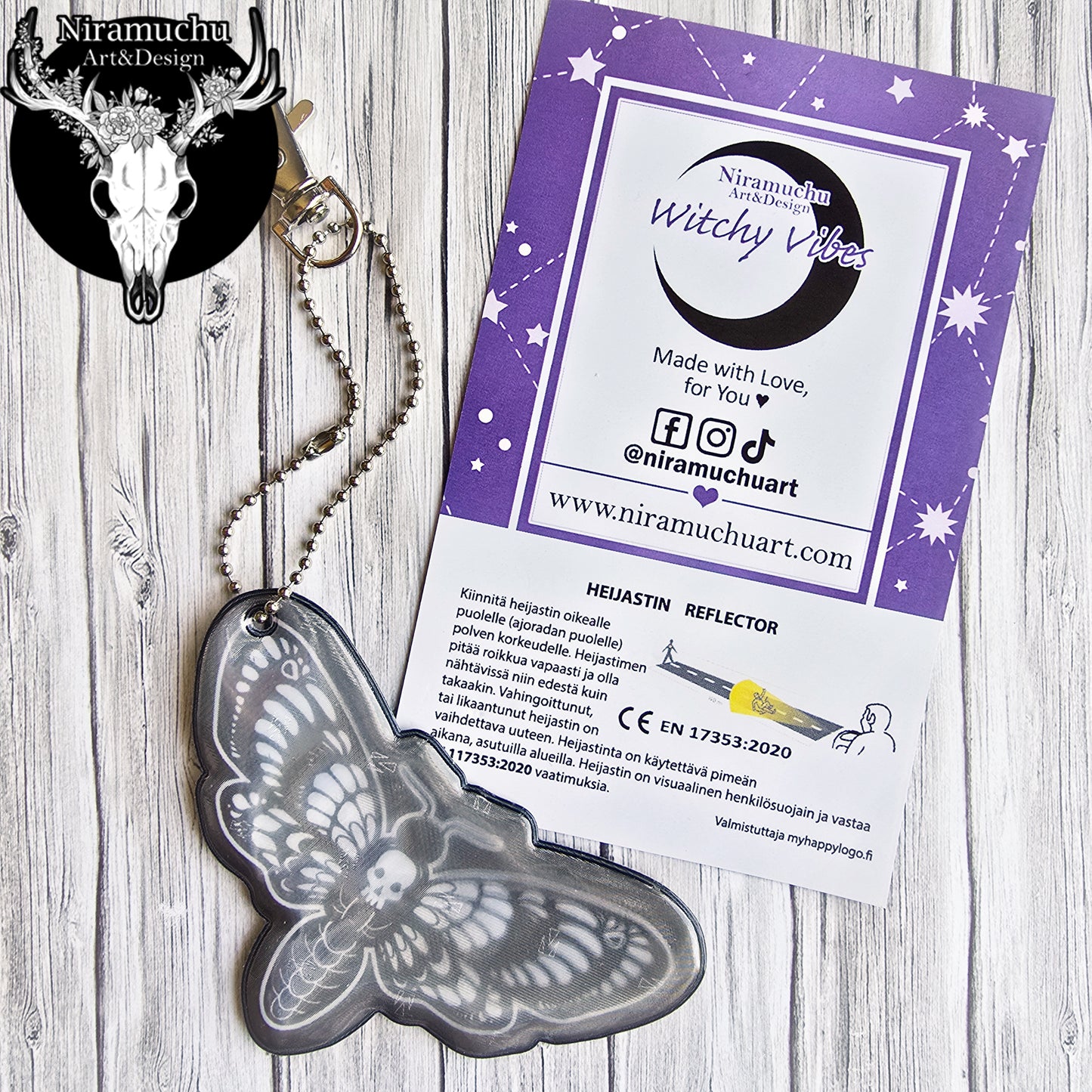 Witchy Vibes Moth Reflector