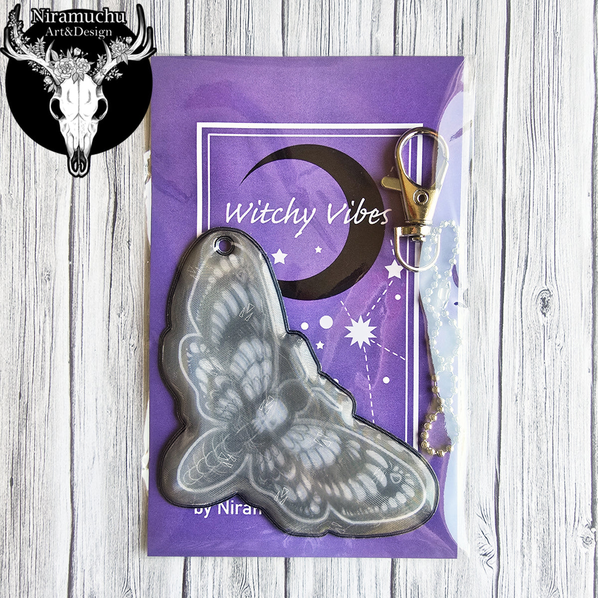 Witchy Vibes Moth Reflector