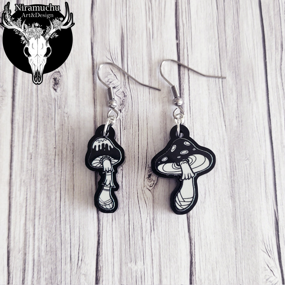 Witchy Vibes Mushroom Earrings