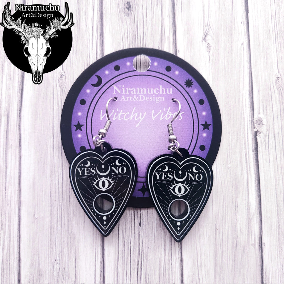 Witchy Vibes Ouija Earrings