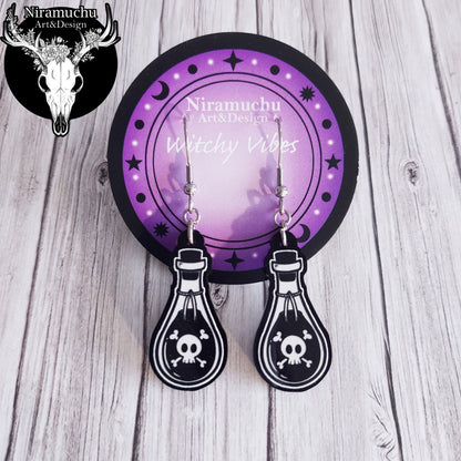 Witchy Vibes Poison Earrings