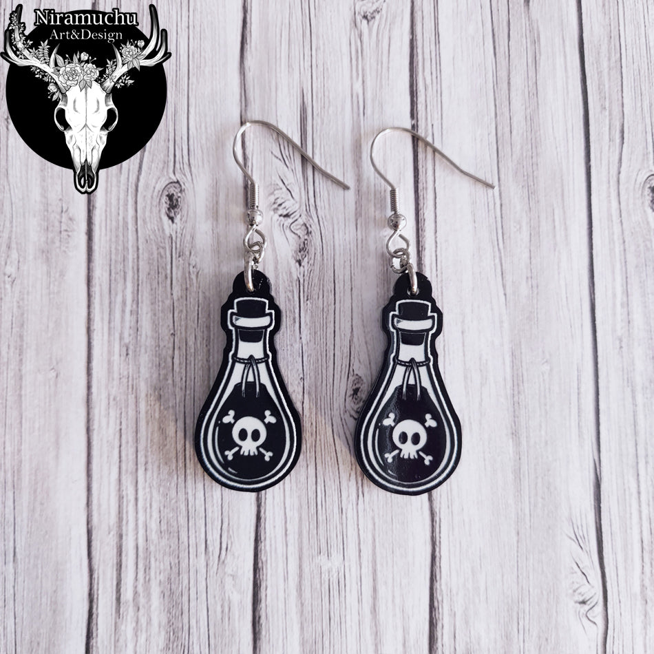 Witchy Vibes Poison Earrings