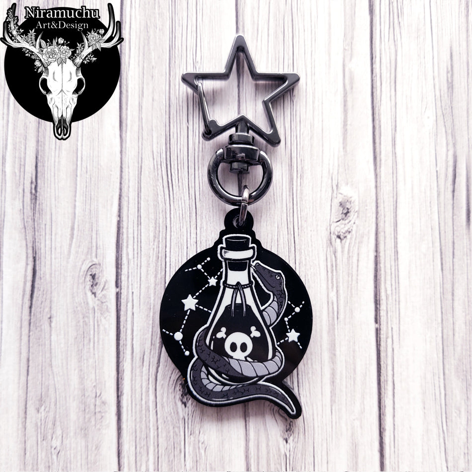 Witchy Vibes Poison Keycharm