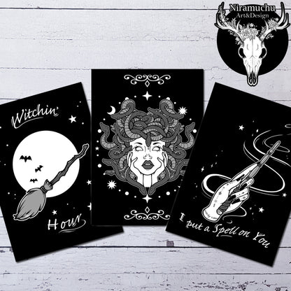 Witchy Vibes Postcard Set: Spells