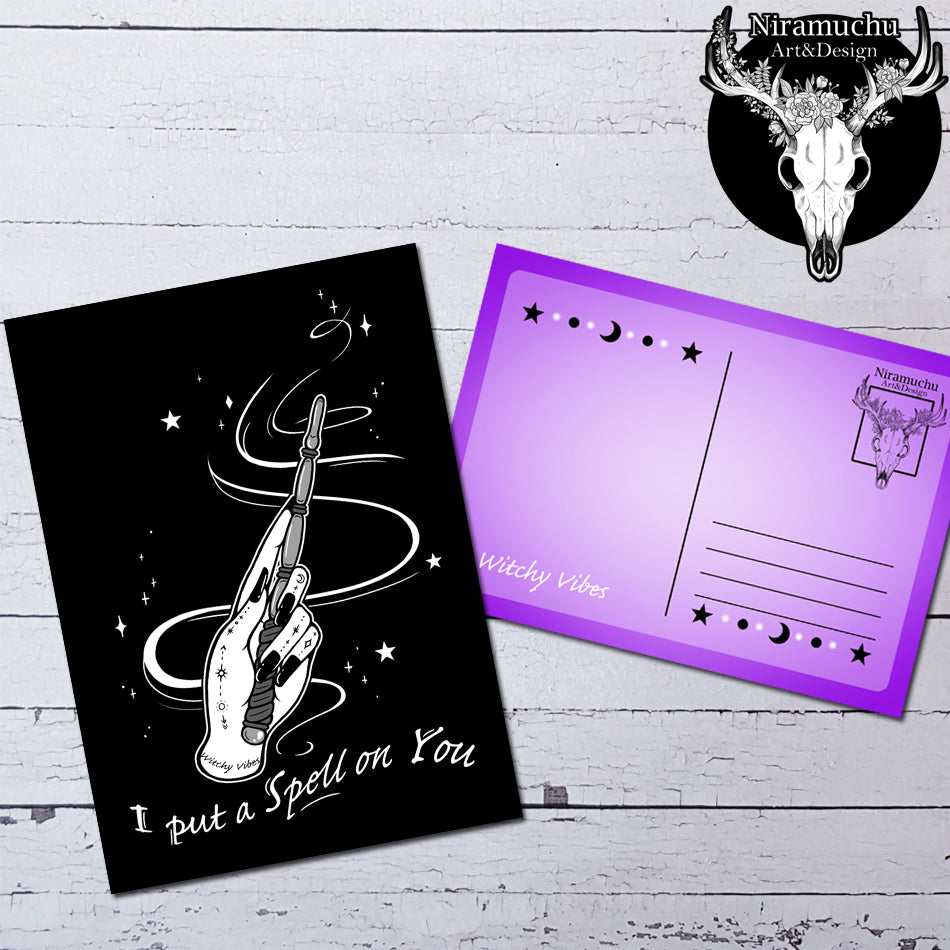 Witchy Vibes Postcard Set: Spells