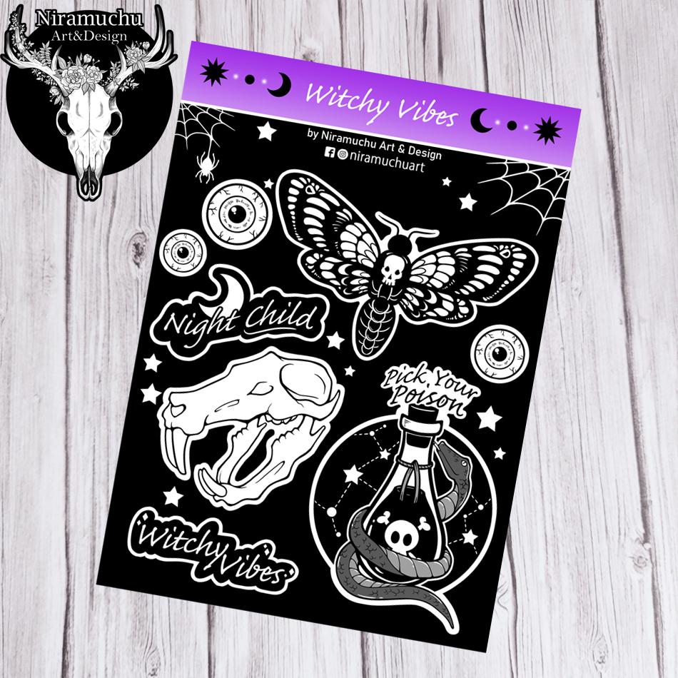 Witchy Vibes Stickers: Night Child