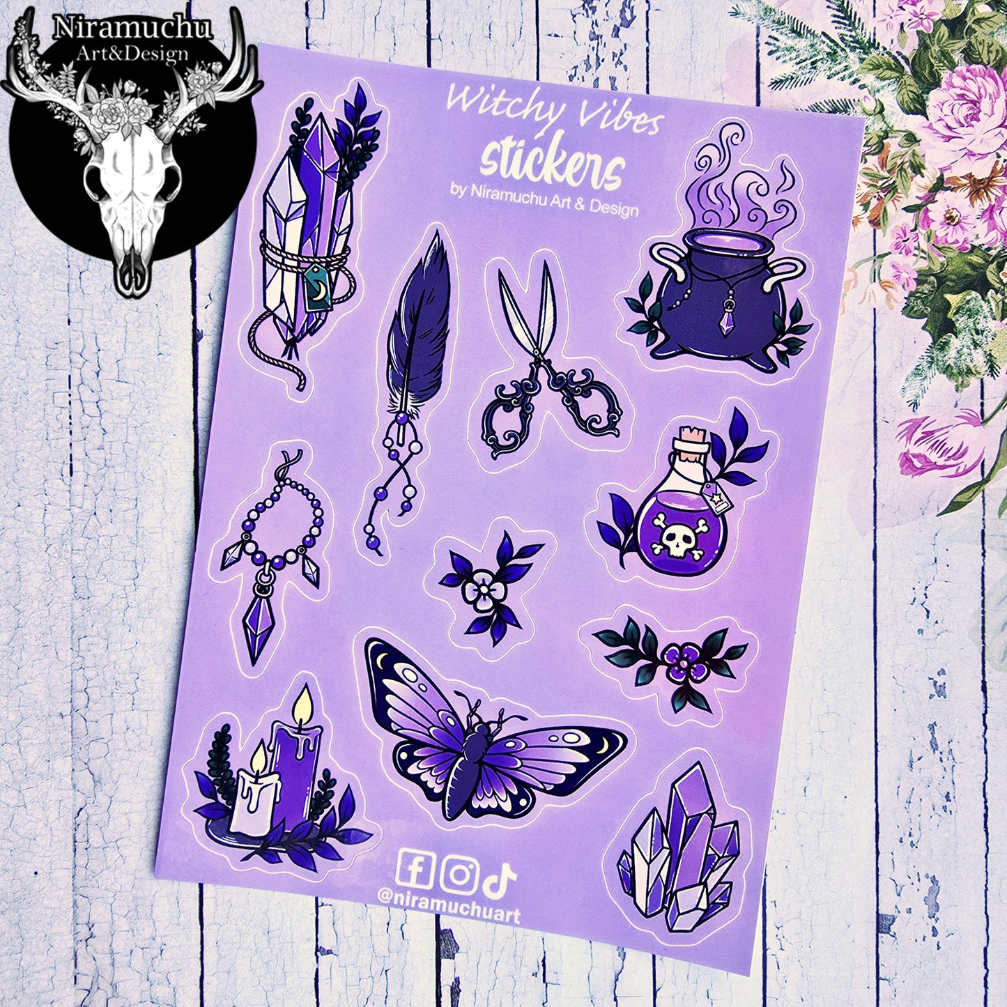 Witchy Vibes Tarrat: Violet Vibes