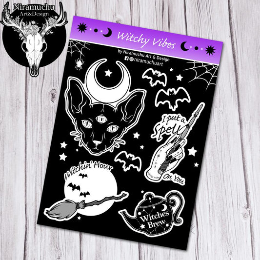 Witchy Vibes Stickers: Witchin' Hour