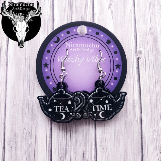 Witchy Vibes Tea Time Earrings