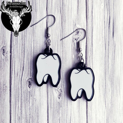 Witchy Vibes Tooth Earrings