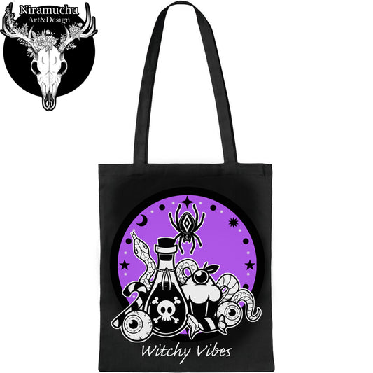 Witchy Vibes Tote Bag "Spells"