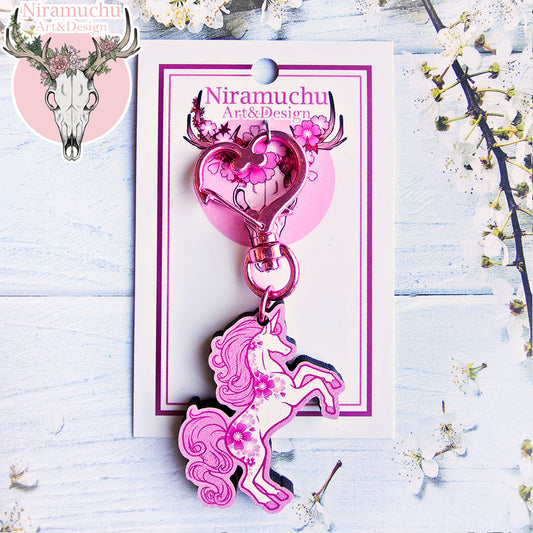 Year of the Horse "Rearing" Keycharm
